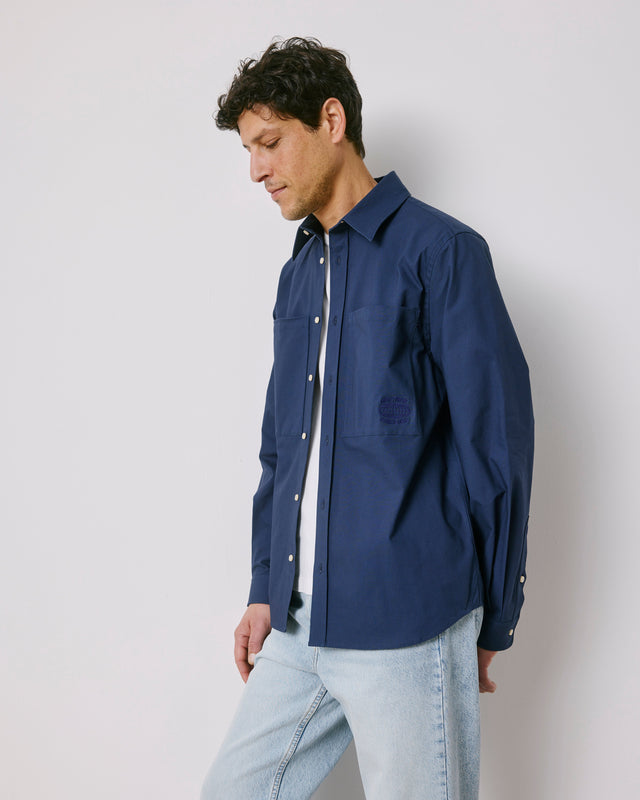 FIGARET - NEÁNDRO OVERSHIRT BLUE