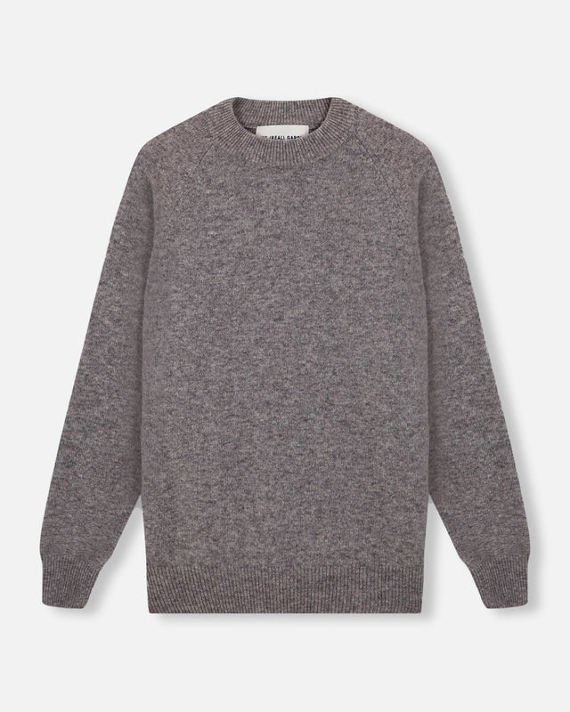 JERSEY DE CUELLO REDONDO GRIS CLARO