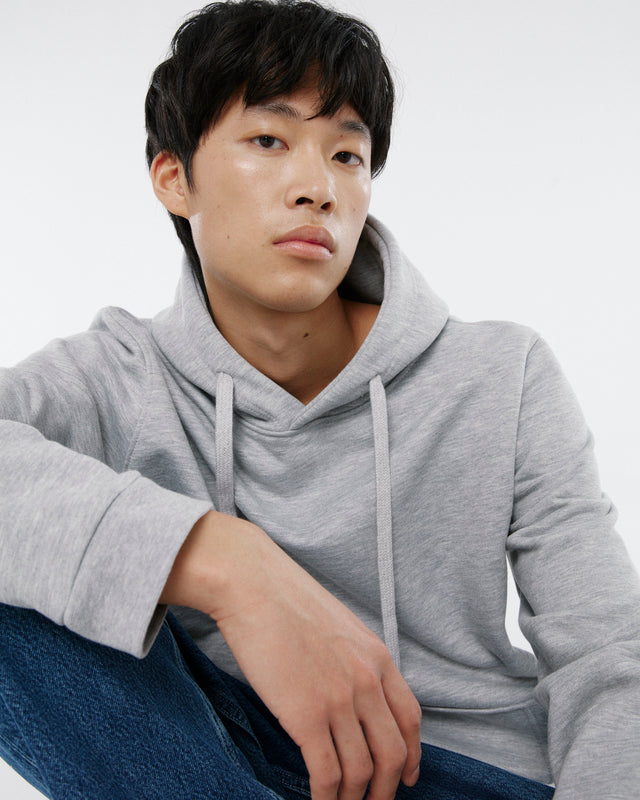 HOODED SWEAT LIGHT GREY