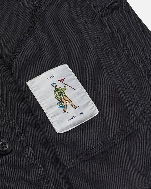 FORET - SOBRECAMISA CANVAS BERRY NEGRA