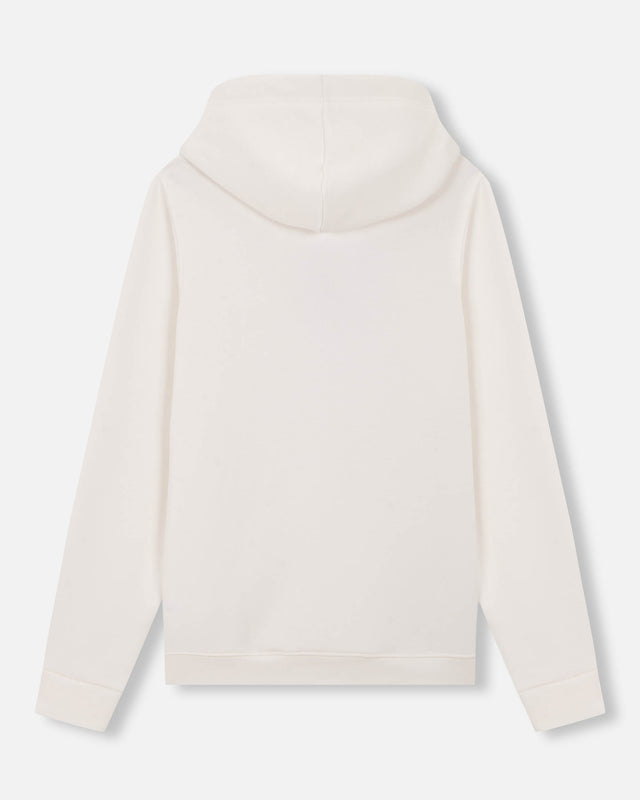 SUDADERA CON CAPUCHA BLANCO