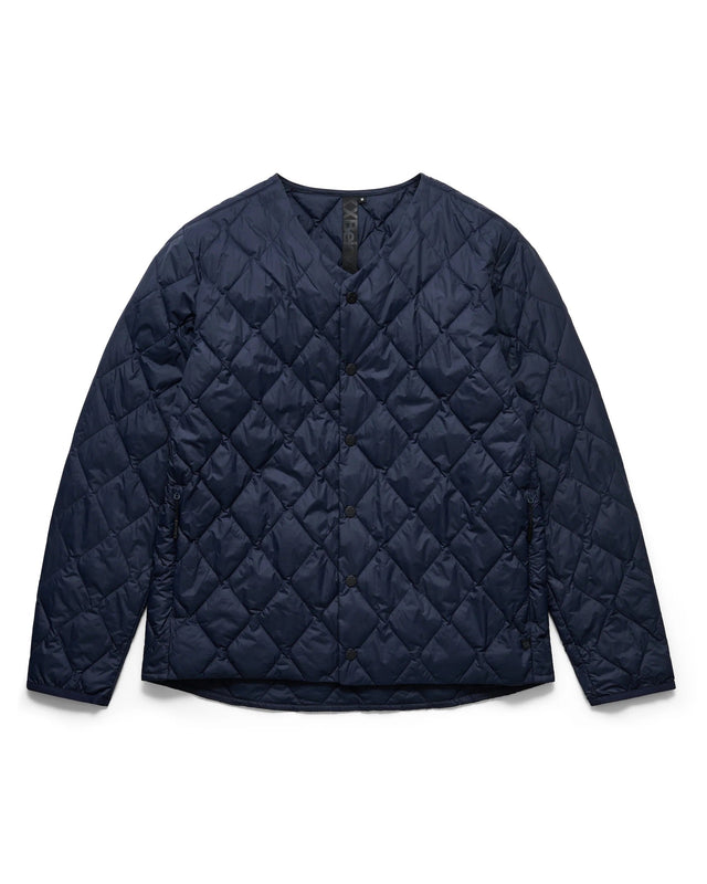BELOW TEN - CHAQUETA ACOLCHADA CUELLO V 1092 NAVY