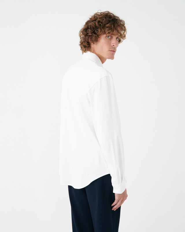 PREMIUM COTTON LONG SLEEVE WHITE SHIRT