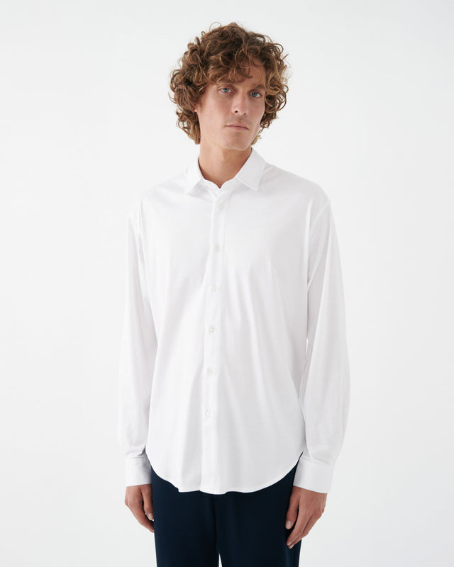 CAMISA MANGA LARGA DE ALGODÓN PREMIUM