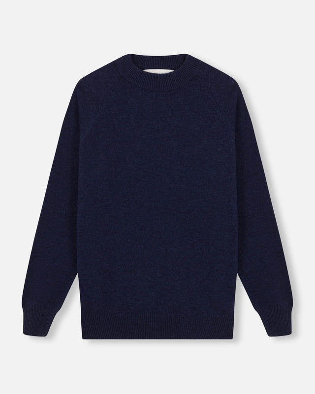 COLLAR SWEATER LIGHT NAVY