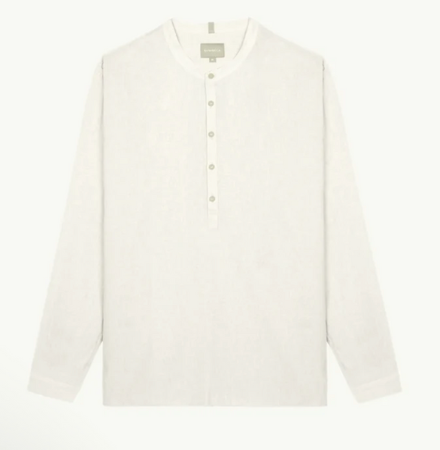 BENIBECA - CAMISA CUELLO MAO MAOLONG BONE HUESO