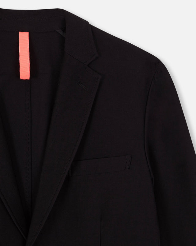 KNIT BROKEN BLAZER BLACK