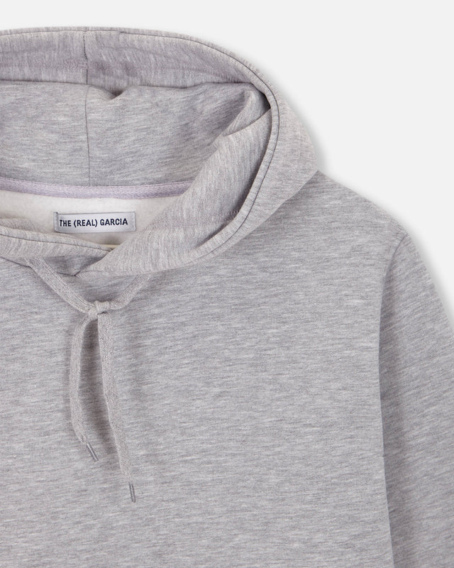 HOODED SWEAT LIGHT GREY