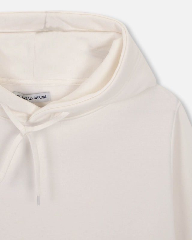 SUDADERA CON CAPUCHA BLANCO