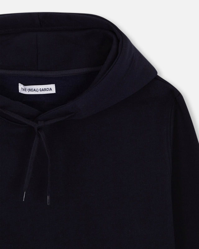 HOODED SWEAT NAVY