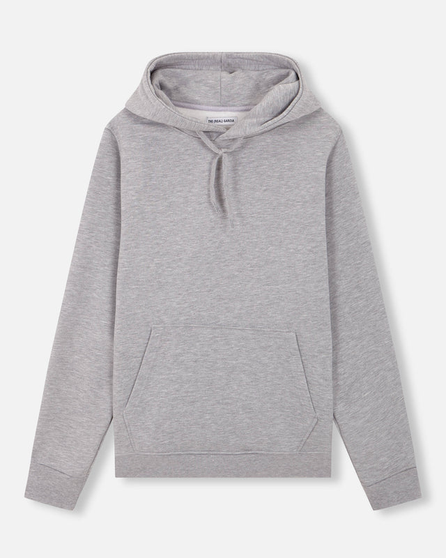 SUDADERA CON CAPUCHA GRIS CLARO