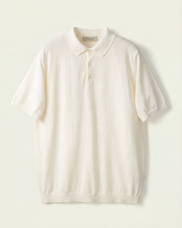 MOONCASTLE - POLO IC2 OFF WHITE