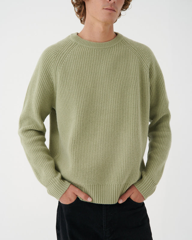 JERSEY CANALÉ VERDE SALVIA