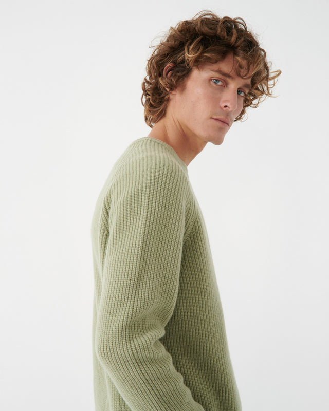 JERSEY CANALÉ VERDE SALVIA