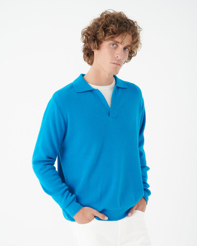 JERSEY DE POLO AZUL
