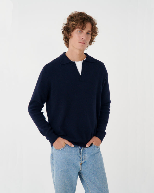 POLO SWEATER NAVY