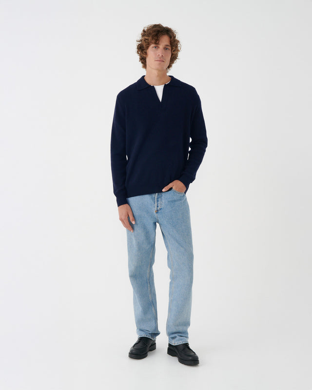 POLO SWEATER NAVY