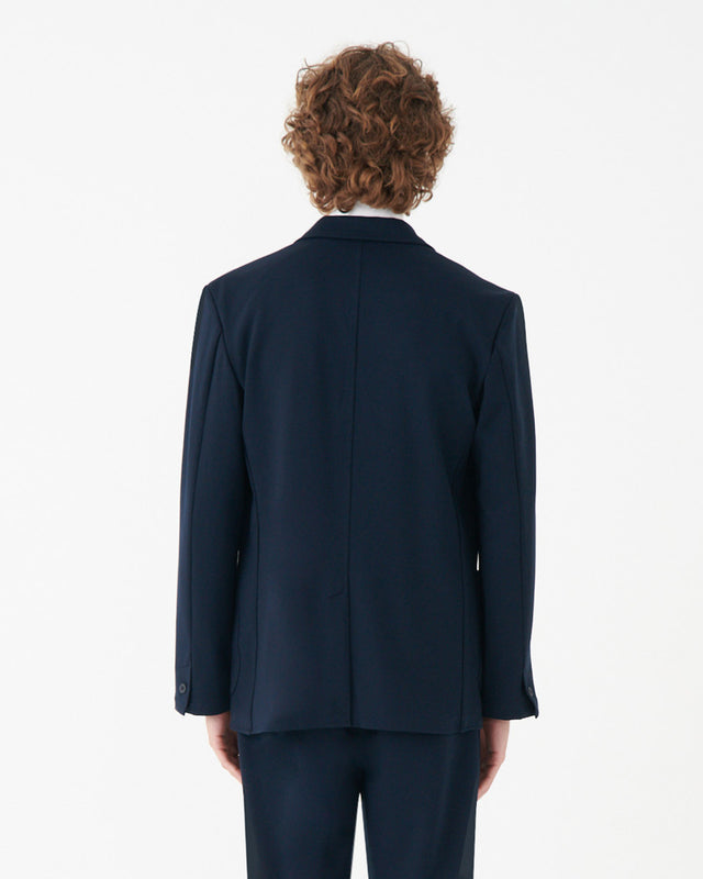 KNIT BROKEN - AMERICANA DE PUNTO NAVY