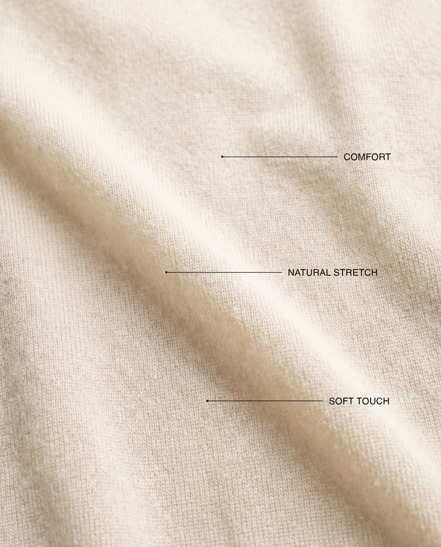 SS - CAMISETA ALGODON Y CASHMERE BLANCA