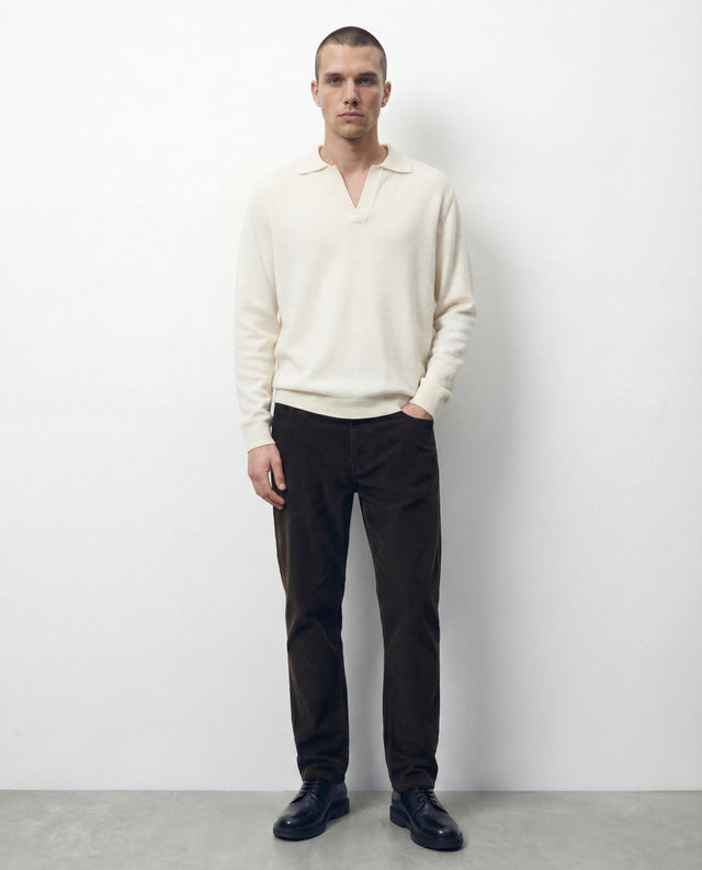 JERSEY DE POLO BEIGE CLARO