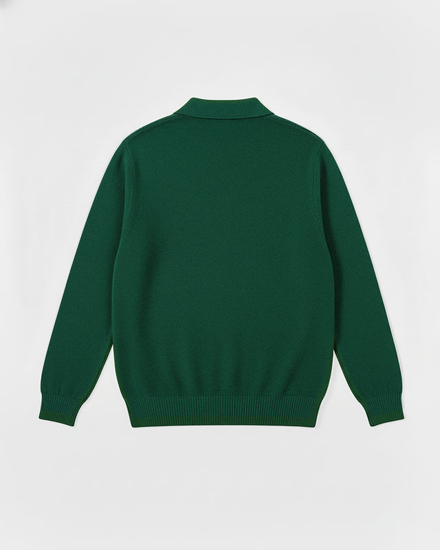 JERSEY DE POLO VERDE BOSQUE