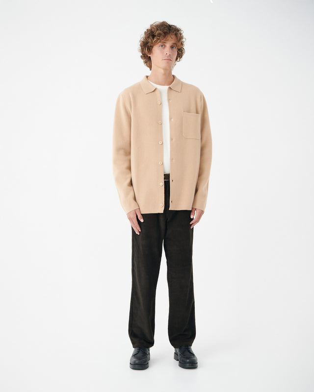 SOBRECAMISA DE PUNTO BEIGE