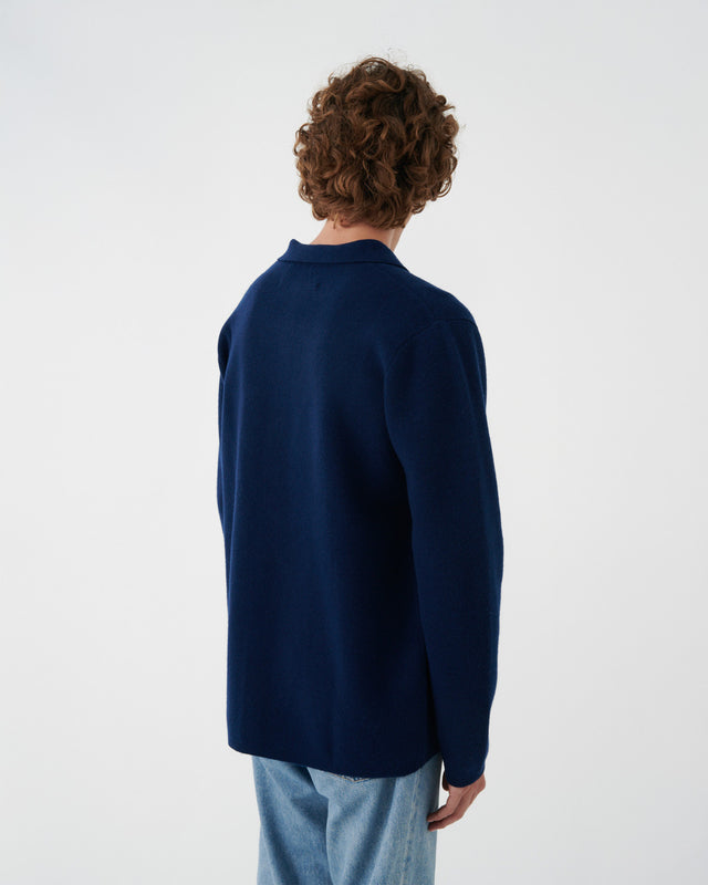 SOBRECAMISA DE PUNTO NAVY