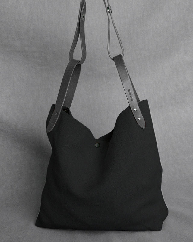 STEVE MONO - TOTE BAG 02 LINO NEGRO
