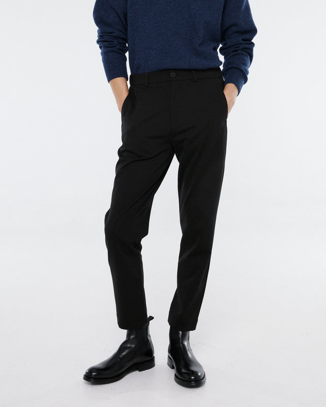 KNIT BROKEN SUIT BLACK