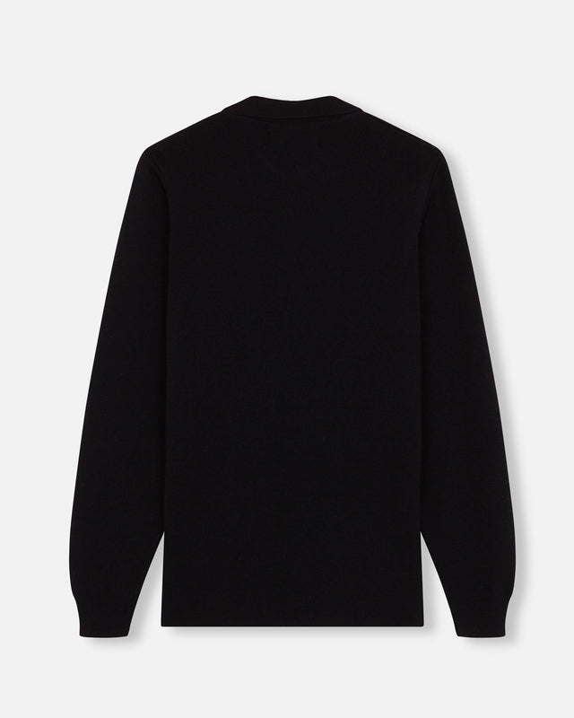 POLO SWEATER BLACK