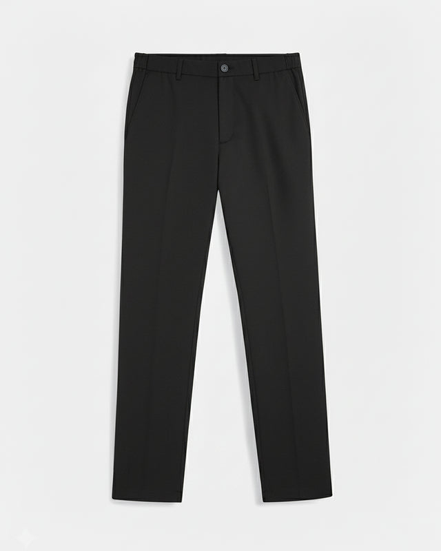 BONDED - PANTALON TRAJE TÉCNICO NEGRO