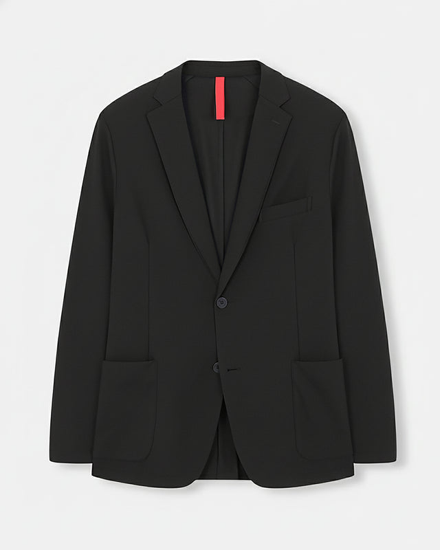 BONDED - PATCH POCKET TECH BLAZER BLACK