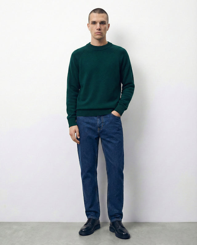 COLLAR SWEATER PHTALO GREEN