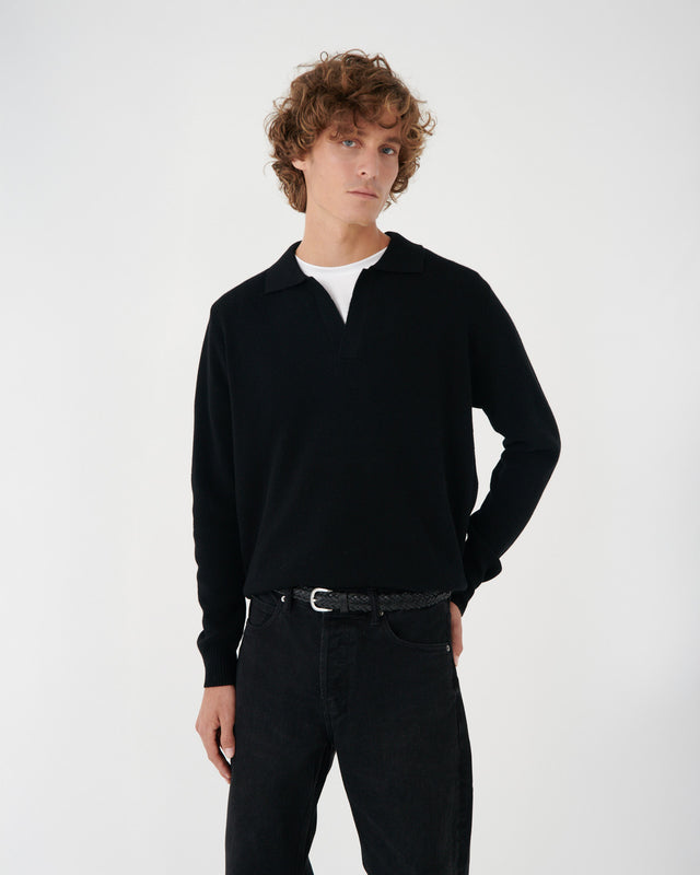 JERSEY DE POLO NEGRO