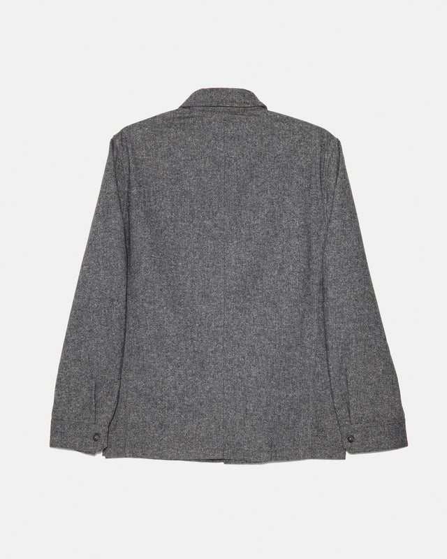 THE WOOL LEISURE JACKET GREY