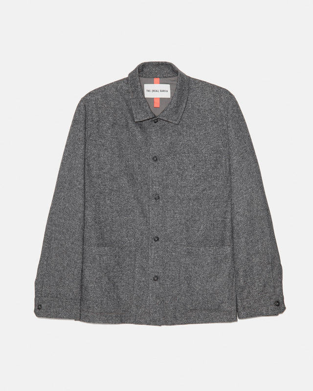 THE WOOL LEISURE JACKET GREY