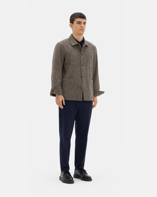 CHAQUETA WOOL DE LANA MARRÓN