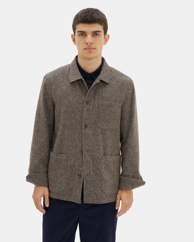 CHAQUETA WOOL DE LANA MARRÓN