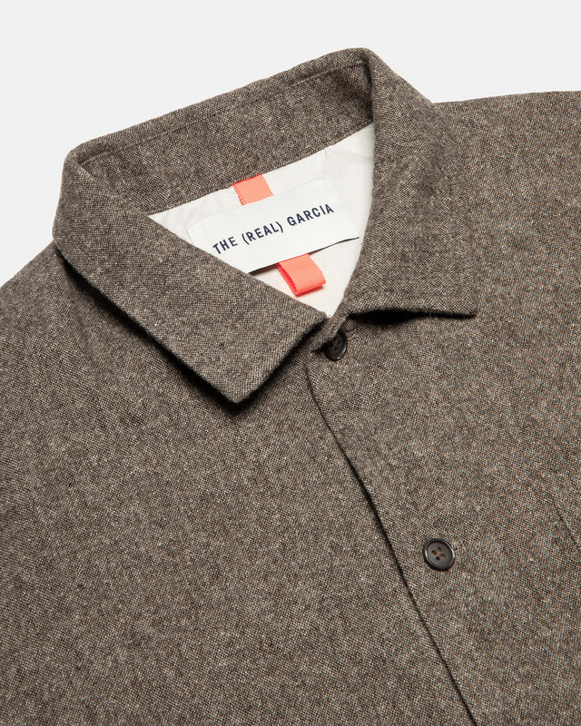 CHAQUETA WOOL DE LANA MARRÓN