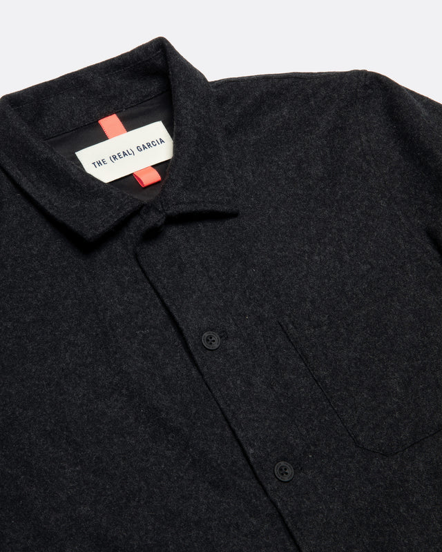 THE WOOL LEISURE KNIT JACKET GREY