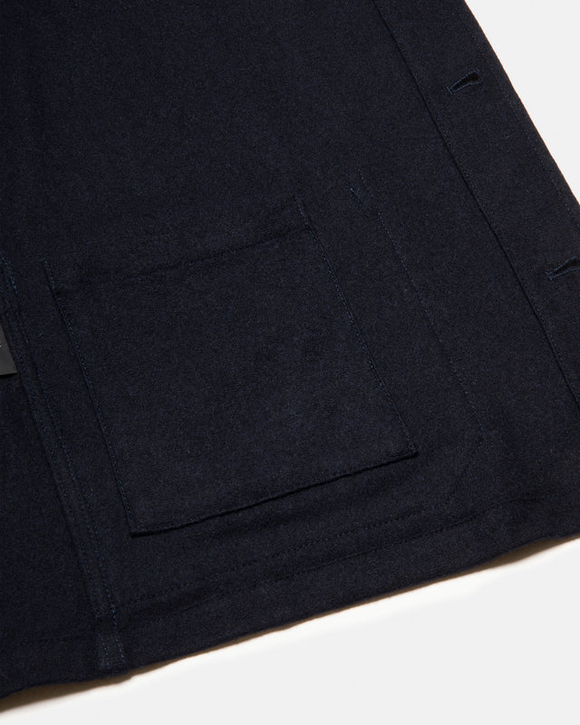 THE WOOL LEISURE KNIT JACKET NAVY