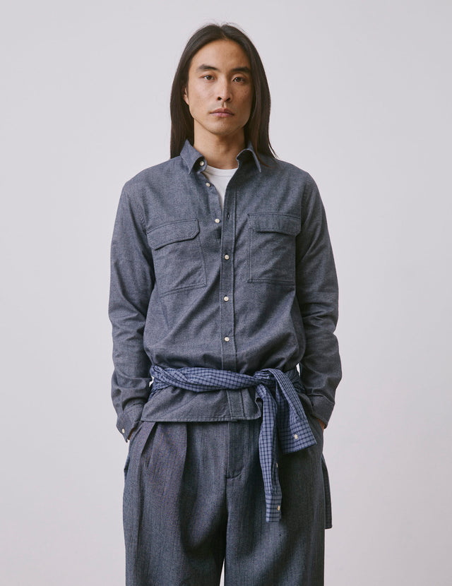 FIGARET - CAMISA FLORIAN FRANELA GRIS