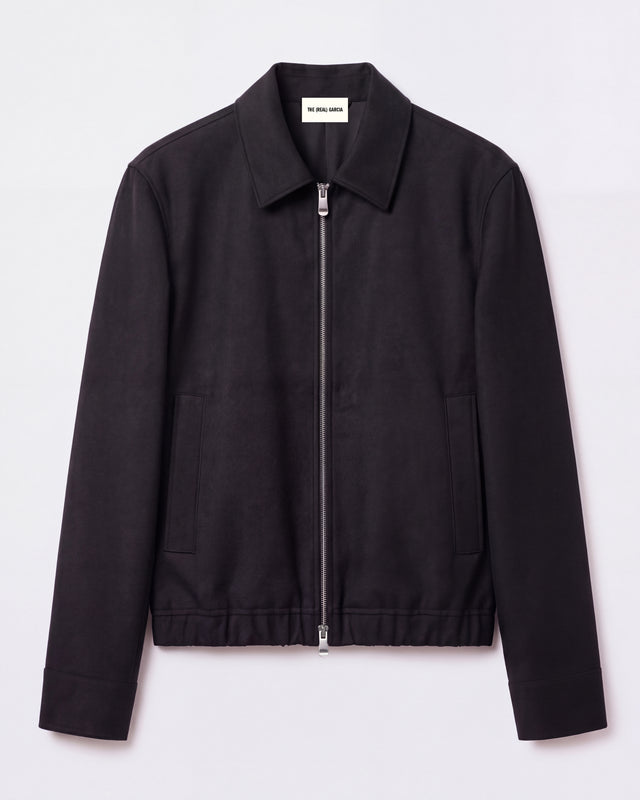 CHAQUETA DE LANA FRIA NEGRA