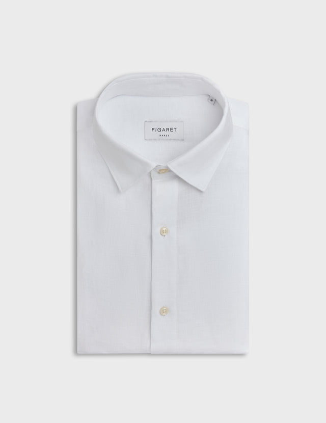 FIGARET - CAMISA SEMI FITTED BLANCA