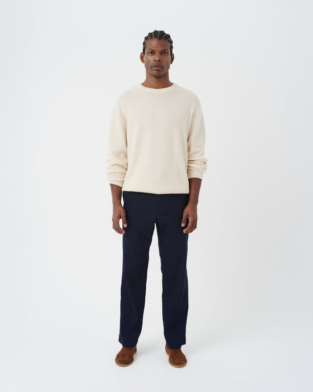 STRUCTURED SWEATER STONE