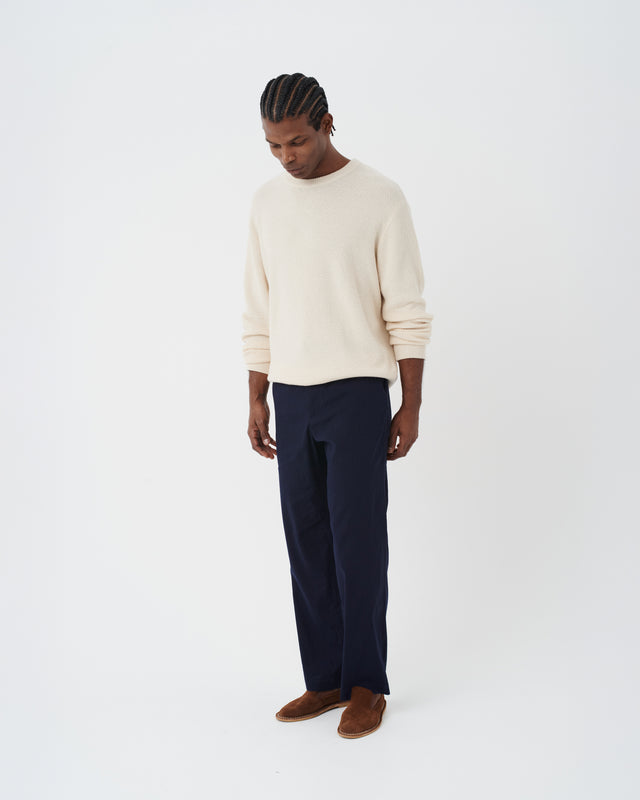 STRUCTURED SWEATER STONE