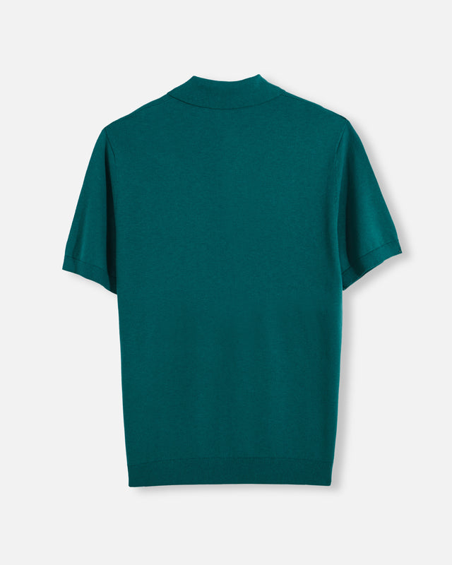 SS POLO SWEATER GREEN