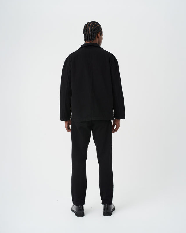 DENIM OVERSHIRT BLACK