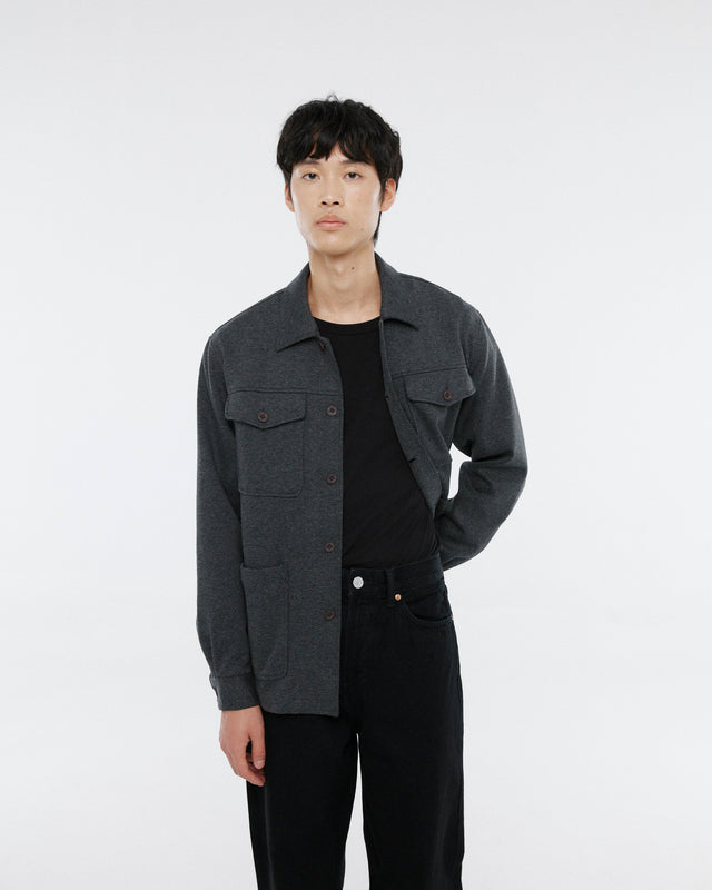 BILLY OVERSHIRT DARK GREY