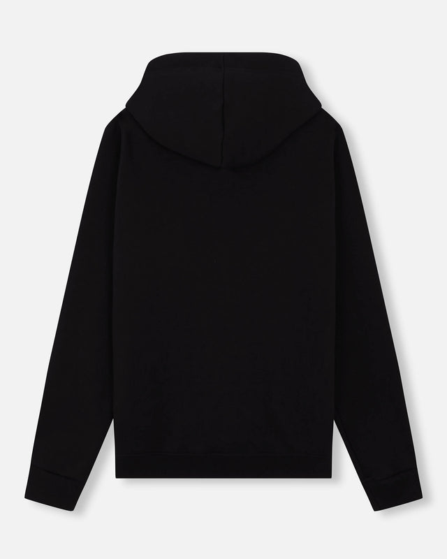 SUDADERA CON CAPUCHA NEGRO